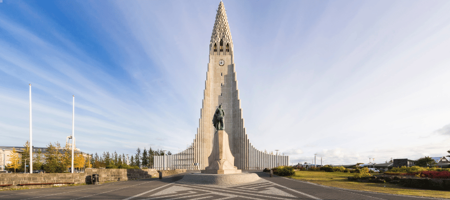 Hallgrímskirkja Church, best places to visit in November in Europe