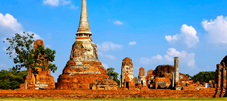 Wat Mahathat Ayutthaya, Thailand Tourist Spot