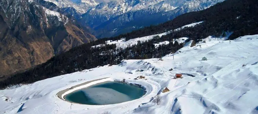 Auli Lake, best place to go in January