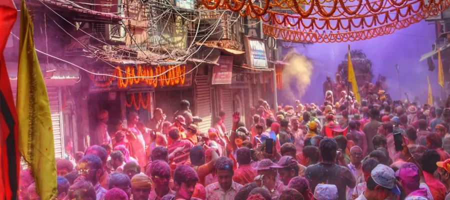 Vrindavan holi