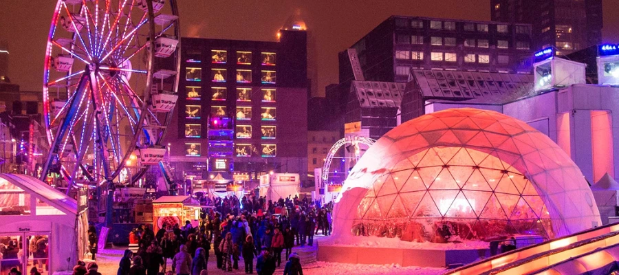 winter festival in canada