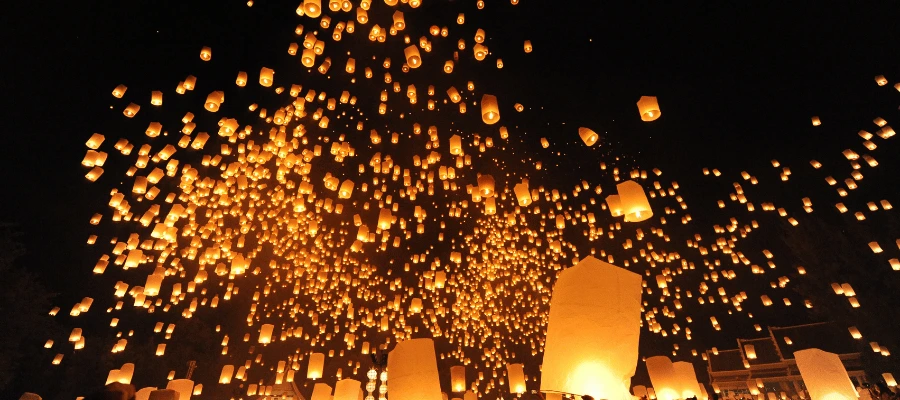 Yi Peng Lantern Festival, Thailand