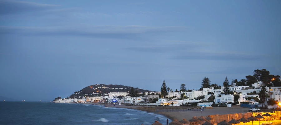 La Marsa Beach, best beach in Tunisia