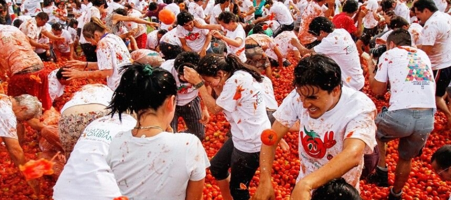 Tomato festival Spain
