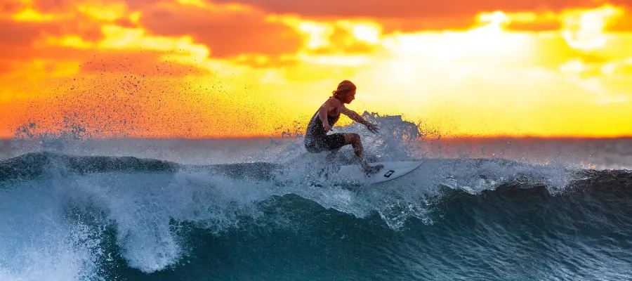 Surfing in Siargao