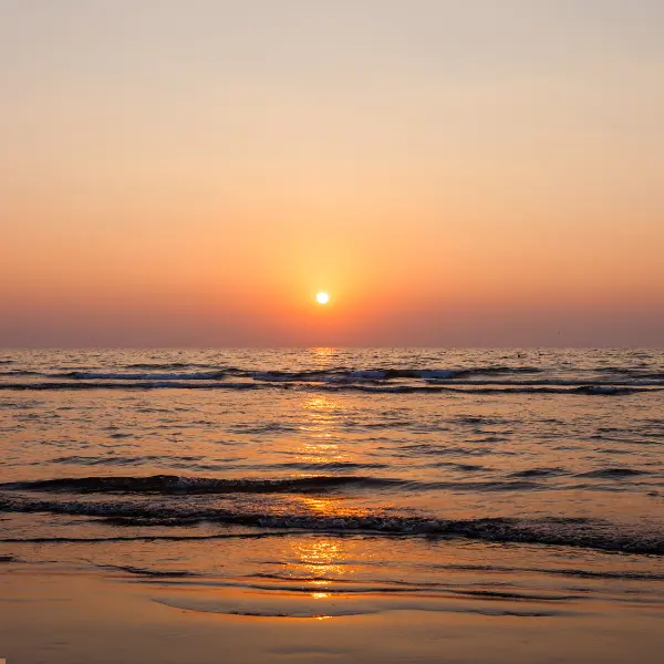 sunset at Baga Beach, Goa