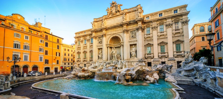 The Trevi Fountain, Rome, Italy